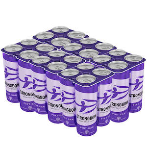 Cider: Strongbow Dark Fruit Cider Pint Can 568ml - 24 Pack