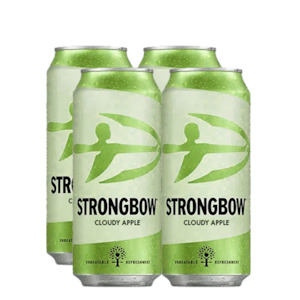Strongbow Cloudy Apple Cider 440ml - 4 Pack