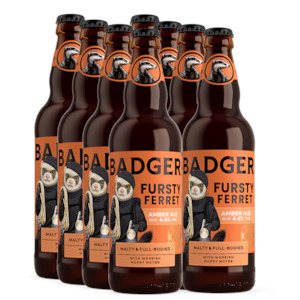Badger Fursty Ferret Amber Ale 500ml - 8 Pack