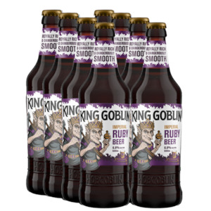 Amber Ale: Wychwood King Goblin Imperial Ruby 6.6% 500ml - 8 Pack