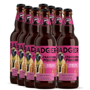 Badger Cranborne Poacher Ruby Ale 5.7% 500ml - 8 Pack