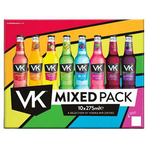 Rtd: VK Mixed Pack 3.4% 275ml - 10 Pack