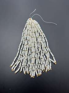 Products: Golden White Moti Mala Shine Pearls – Unique Ethnic Wear