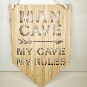 Products: Man Cave Sign - READY TO SEND