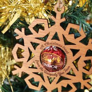 Christmas Collection: Snowflake chocolate decoration