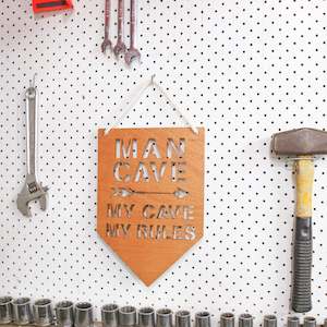 Events And Celebrations: Man Cave Sign