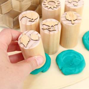 Kids: Native Bird Habitat Playdough Stamp Set