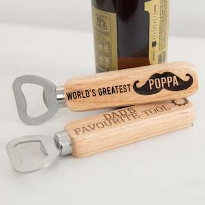 Fathers Day: Custom Bottle Opener - Handheld