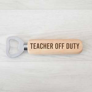 Teacher Gifts: Custom Teacher Bottle Opener - Handheld