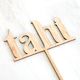 'Tahi' Cake Topper