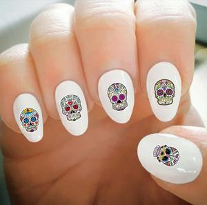 Nail Decals - Sugar Skulls Set B