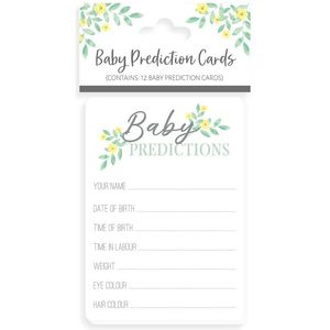 Baby Shower Games: Baby Prediction Cards (12)