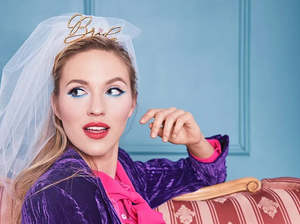 Bride To Be Accessories: Gold Headband Hen Party Veil