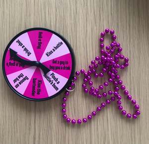Bride To Be Accessories: Hen Party Dare Spinner Necklace
