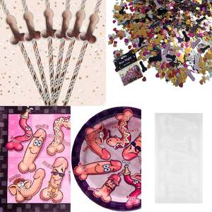 Hen Party Decorations: Cheeky Willy Hen Party pack - great all in one pack!