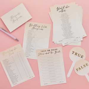 Hen Party Games: Hen Party Trivia Games - 4 Games in 1 Pack!