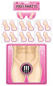 Hen Party Games: Stick the Willy on the Man Game