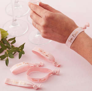 Hen Party Accessories: Hen Party Wrist Bands (Pack of 5)