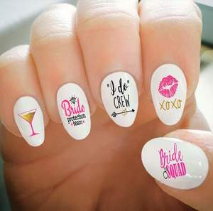Nail Decals - Hen Party Set