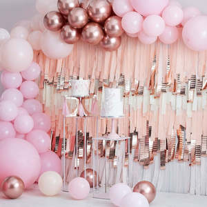 Rose Gold: Pink & Rose Gold Balloon Arch Kit (200 Pieces!)