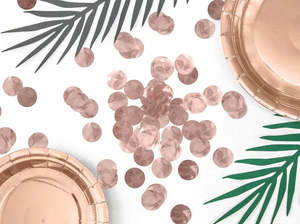 Weddings: Confetti - Rose Gold Circles