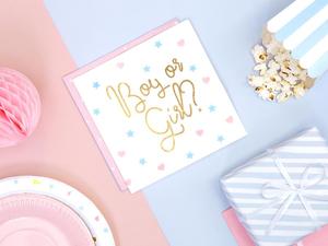 Gender Reveal: Boy or Girl Napkins (20) - Gender Reveal