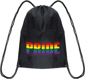 Pride Drawstring Bag - Black