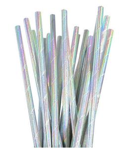 Straws: Paper Straws - Iridescent (24)