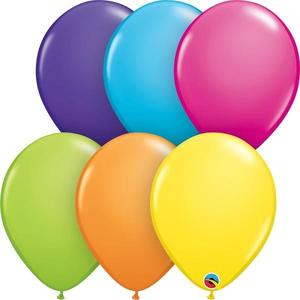 Balloons (25) - Assorted Tropical Colours (11")