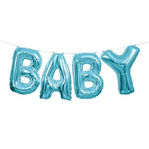 Baby Air Fill Balloon Kit - Blue