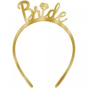 Headbands: Hen Party Bride Headband - Gold