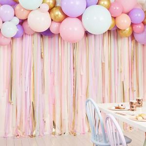 Hen Party Banners: Pastel Streamer and Balloon Party Backdrop