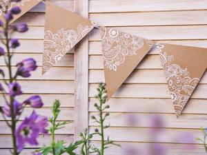 Hen Party Banners: Kraft Paper Party Bunting