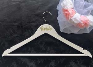 Bridal Party Hangers: Bridal Hangers - Bride - Font Style B