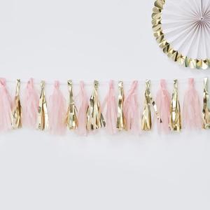 Tassels - Pink and Gold