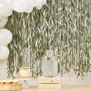 Ginger Ray Weddings: Botanical Leaf Ribbon Background (100m!)