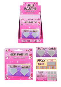 Hen Party Games: Hen Party Dare Scratch Cards