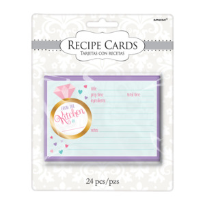 Hen Party Games: Wedding or Hen Party Recipe Cards