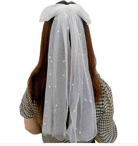 Hen Party - Hair Grip White Hair Bow