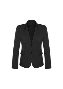 Products: Womens 2 Button Mid Length Jacket - UniSmart