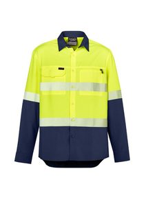 Products: Mens Hi Vis Outdoor Segmented Tape L/S Shirt - UniSmart