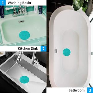 2 Pack Bathtub Stopper 6 inches Silicone