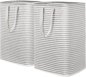 bath 1: 2 Pack Laundry Hamper Large Collapsible Laundry Baskets