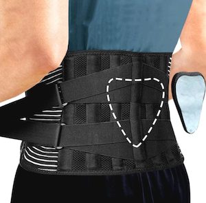 Beauty Collection: Lumbar Pad Fitness Gym Waist Support Belts