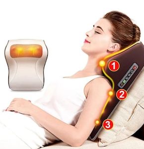 Massage Pillow, Massage Pillow Cushion for Full Body - Khaki