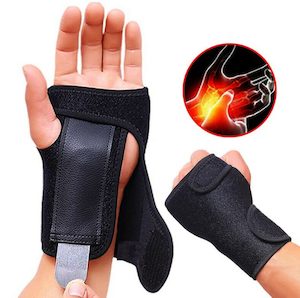 Adjustable Wrist Brace- Wrist Support Straps Wraps - Left Hand