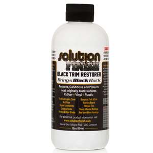 Solution Finish Black Large Bottle 354ml (12oz)