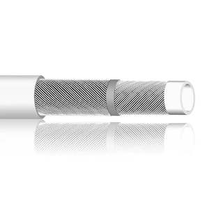 Rubber Hose: Hot Wash Down Hose - White