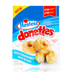 AMERICAN SNACKS: Hostess Donettes Old Fashioned Mini Donuts 298g
