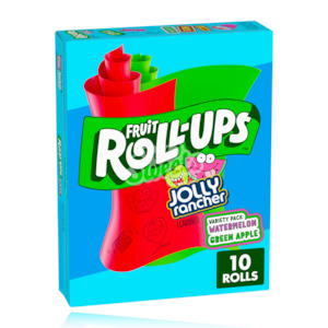 Fruit Roll-Ups Jolly Rancher 10 Pack 141g (Best Before 08/2024)
